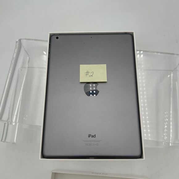 Apple iPad Air 1st Gen A1474 16GB 9.7" Wi-Fi Space Gray- EUC In Box No Cord (#2) - Picture 5 of 12